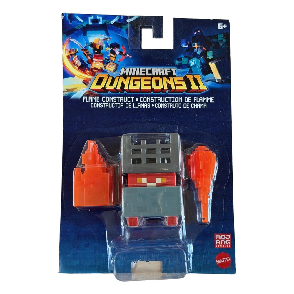 Minecraft Dungeons Flame Construct Action Figure Mattel GTP08 New NIP